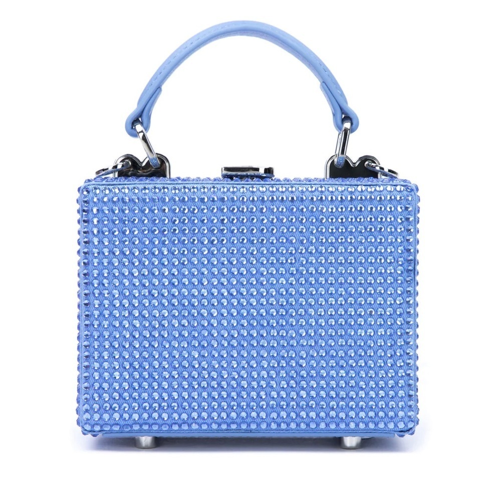 Brandon Blackwood Mini Kendrick Trunk Sapphire Rhinestone